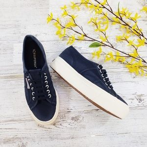 Superga platform shoes size 8 women size 6.5 mens